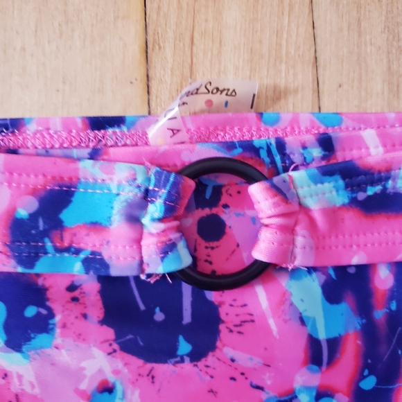 MAUI & Sons NWOT 2pc Halter Swim Suit High Rise Bottom - S - Picture 5 of 12